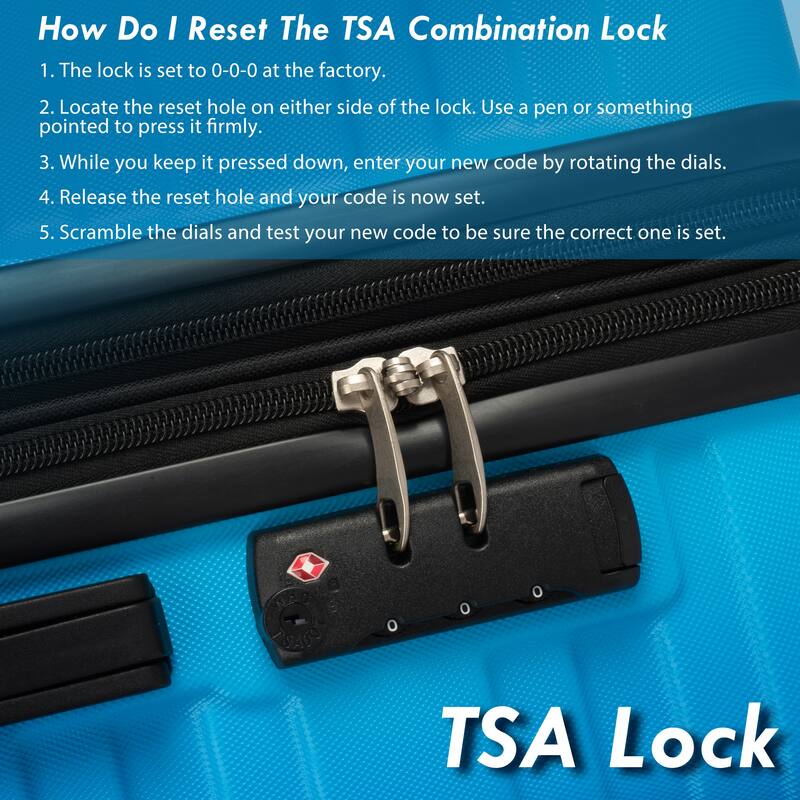 Luggage Travel Hard Case Expandable and Quiet Spinner Wheels ABS